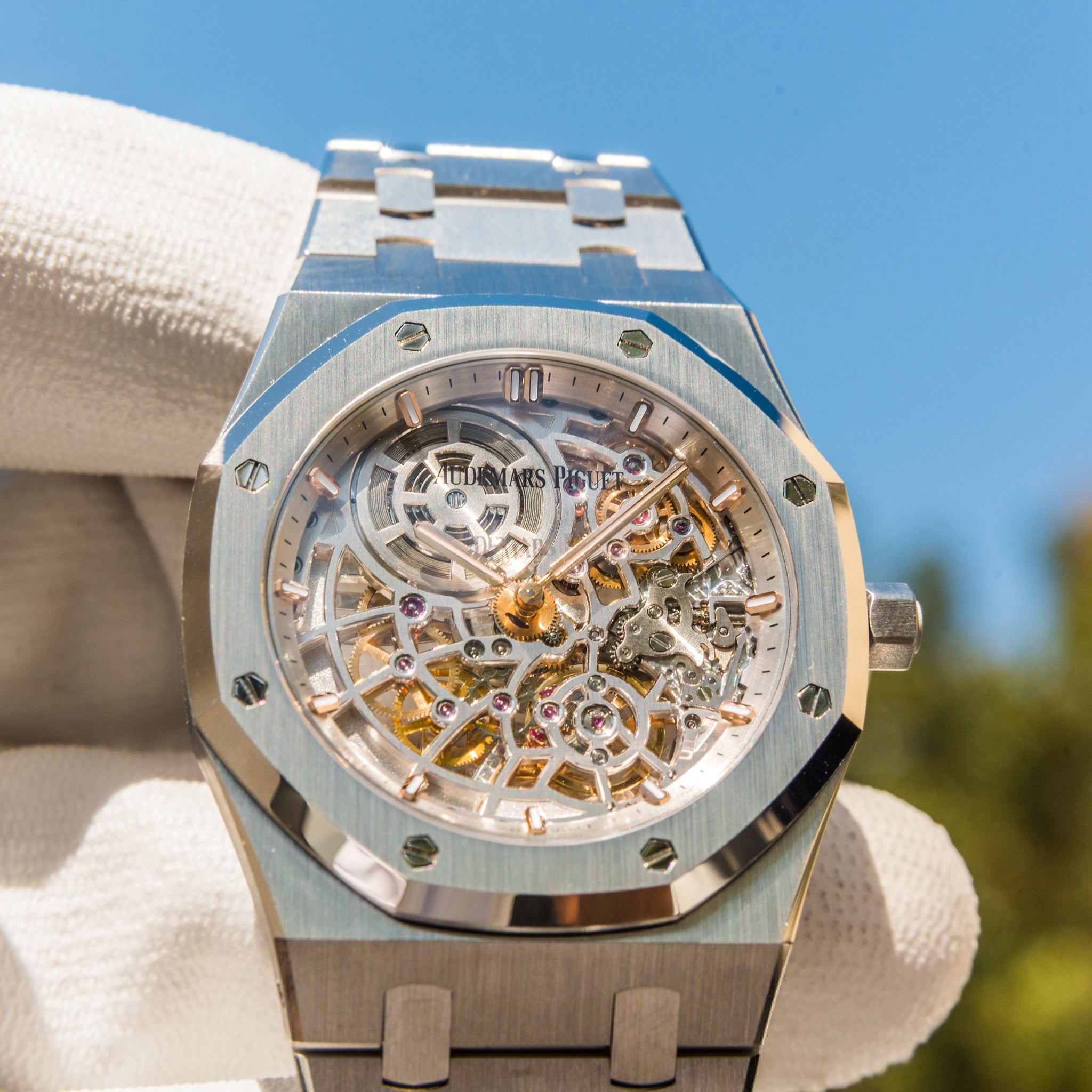 Audemars Piguet Royal Oak Jumbo Squelette Stainless Steel