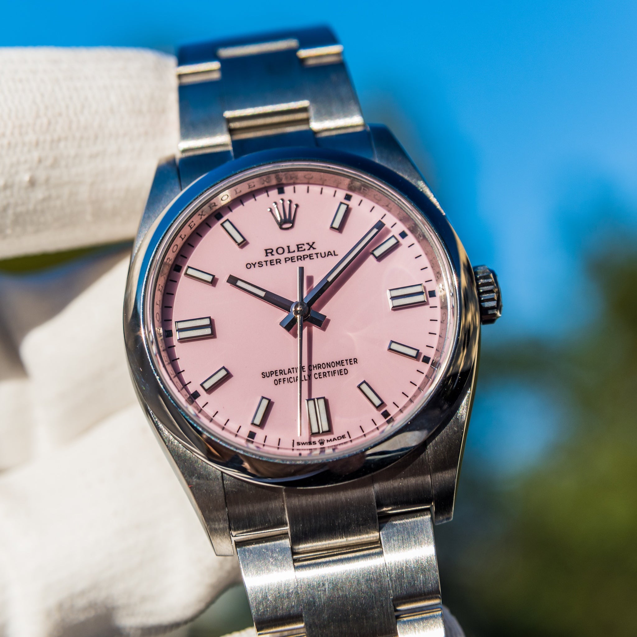 Rolex 2022 Oyster Perpetual 36mm Candy Pink 126000