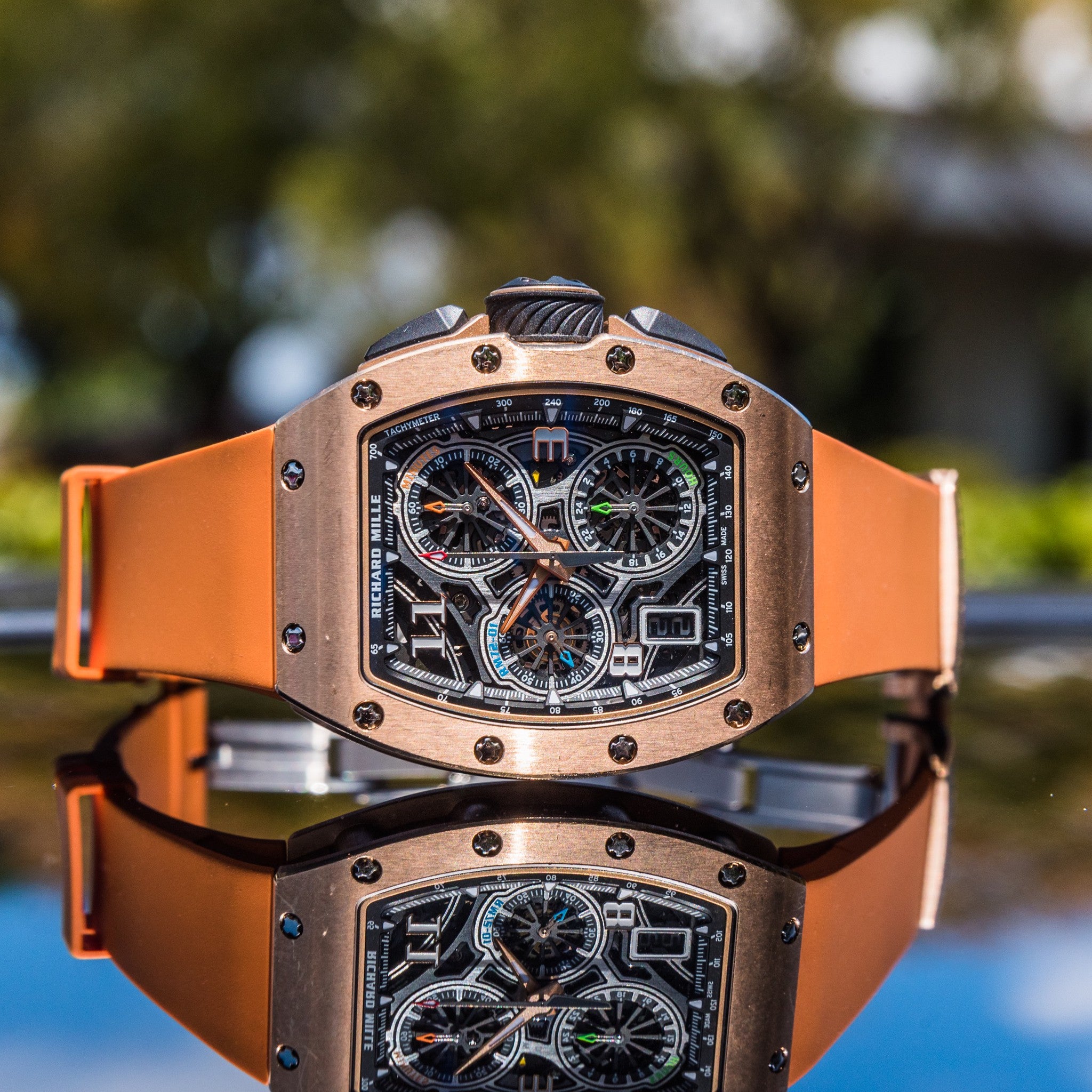 Richard Mille RM 72-01 Automatic Winding Lifestyle Flyback Chronograph Rose Gold