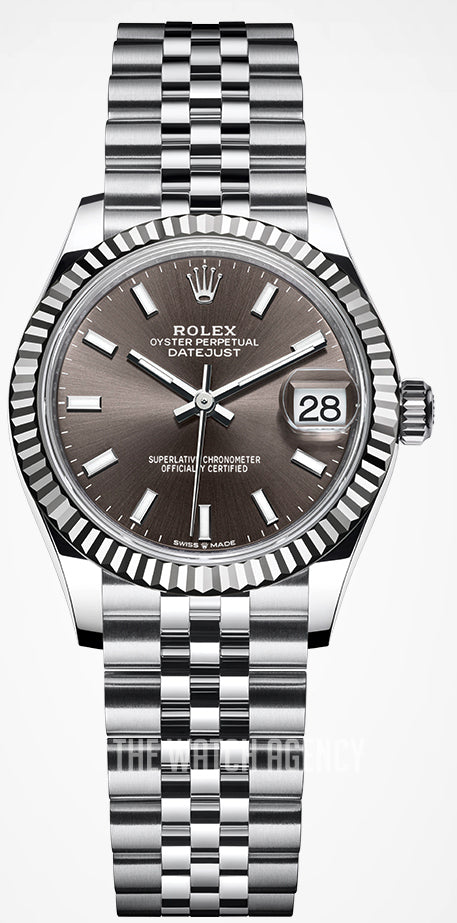 Rolex Datejust 31 Grey dial on jubilee