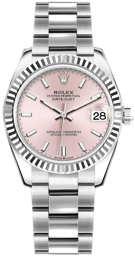 Rolex Datejust 31 Pink Dial Oyster